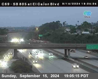 SB 805 at El Cajon Blvd (On Ramp)