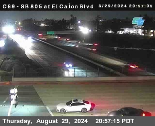 SB 805 at El Cajon Blvd (On Ramp)