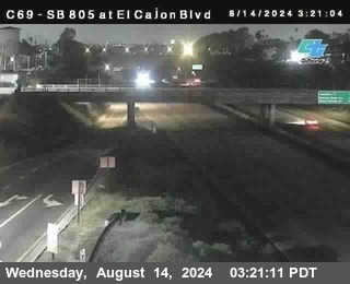 SB 805 at El Cajon Blvd (On Ramp)