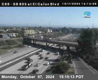 SB 805 at El Cajon Blvd (On Ramp)