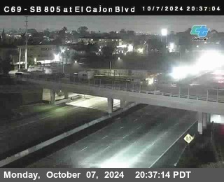 SB 805 at El Cajon Blvd (On Ramp)