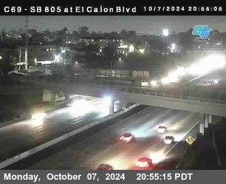 SB 805 at El Cajon Blvd (On Ramp)