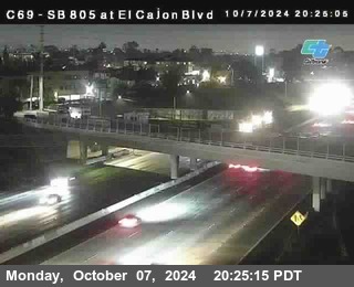 SB 805 at El Cajon Blvd (On Ramp)