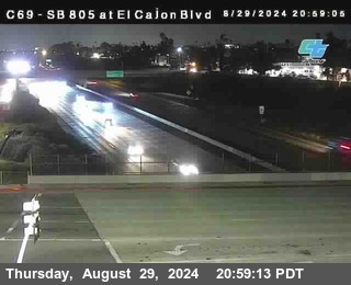 SB 805 at El Cajon Blvd (On Ramp)