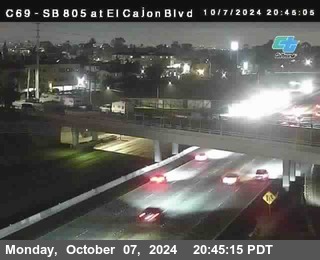 SB 805 at El Cajon Blvd (On Ramp)