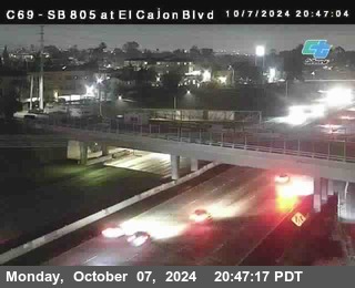 SB 805 at El Cajon Blvd (On Ramp)