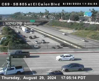 SB 805 at El Cajon Blvd (On Ramp)