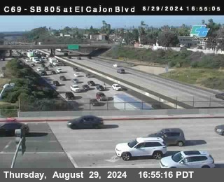 SB 805 at El Cajon Blvd (On Ramp)