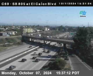 SB 805 at El Cajon Blvd (On Ramp)