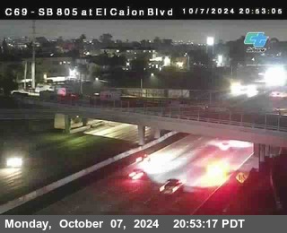 SB 805 at El Cajon Blvd (On Ramp)