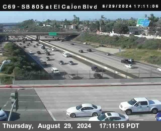 SB 805 at El Cajon Blvd (On Ramp)