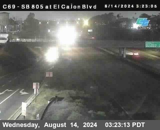 SB 805 at El Cajon Blvd (On Ramp)