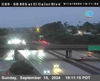 SB 805 at El Cajon Blvd (On Ramp)