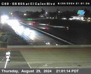 SB 805 at El Cajon Blvd (On Ramp)