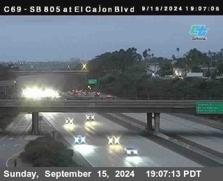 SB 805 at El Cajon Blvd (On Ramp)