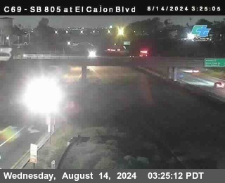 SB 805 at El Cajon Blvd (On Ramp)