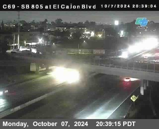 SB 805 at El Cajon Blvd (On Ramp)