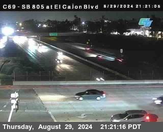 SB 805 at El Cajon Blvd (On Ramp)