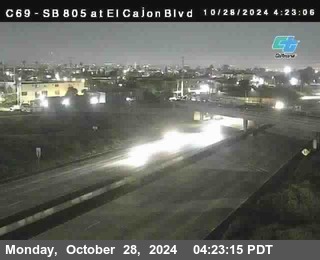 SB 805 at El Cajon Blvd (On Ramp)