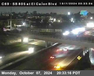 SB 805 at El Cajon Blvd (On Ramp)