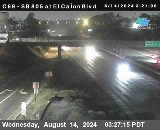 SB 805 at El Cajon Blvd (On Ramp)