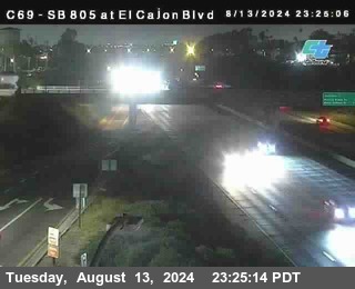 SB 805 at El Cajon Blvd (On Ramp)