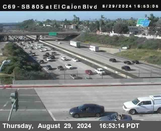 SB 805 at El Cajon Blvd (On Ramp)