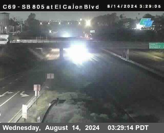 SB 805 at El Cajon Blvd (On Ramp)