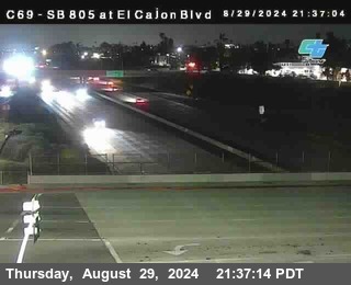 SB 805 at El Cajon Blvd (On Ramp)