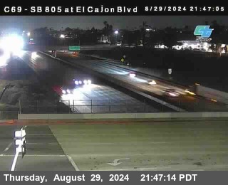 SB 805 at El Cajon Blvd (On Ramp)