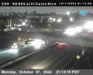 SB 805 at El Cajon Blvd (On Ramp)