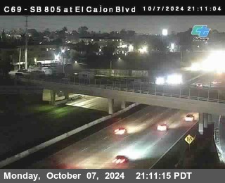 SB 805 at El Cajon Blvd (On Ramp)