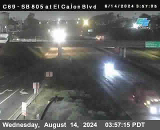 SB 805 at El Cajon Blvd (On Ramp)