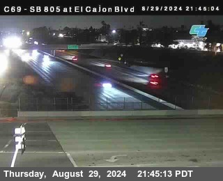 SB 805 at El Cajon Blvd (On Ramp)