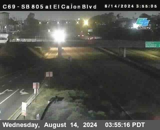 SB 805 at El Cajon Blvd (On Ramp)