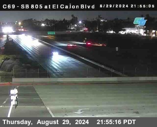 SB 805 at El Cajon Blvd (On Ramp)