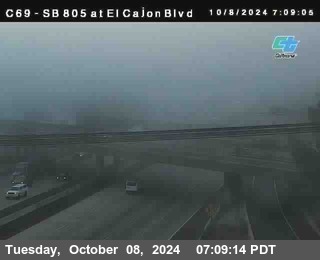 SB 805 at El Cajon Blvd (On Ramp)