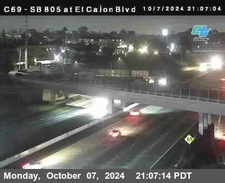 SB 805 at El Cajon Blvd (On Ramp)