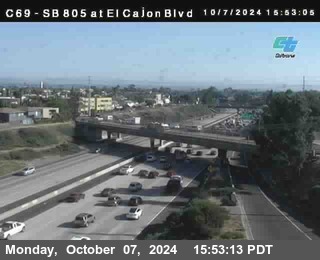 SB 805 at El Cajon Blvd (On Ramp)