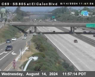 SB 805 at El Cajon Blvd (On Ramp)