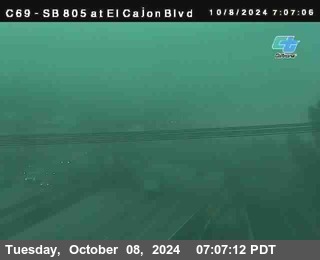 SB 805 at El Cajon Blvd (On Ramp)