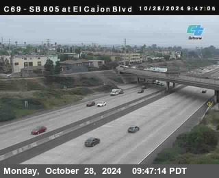 SB 805 at El Cajon Blvd (On Ramp)