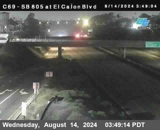 SB 805 at El Cajon Blvd (On Ramp)