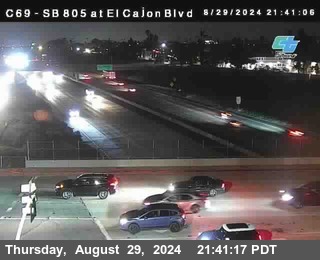 SB 805 at El Cajon Blvd (On Ramp)