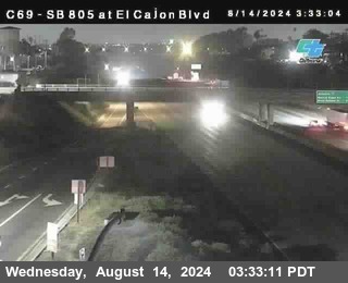 SB 805 at El Cajon Blvd (On Ramp)