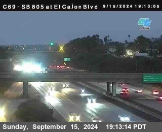 SB 805 at El Cajon Blvd (On Ramp)