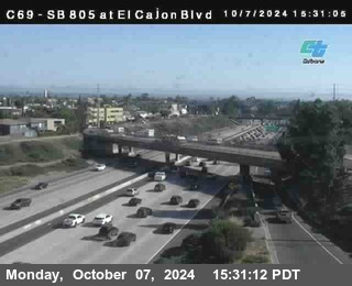 SB 805 at El Cajon Blvd (On Ramp)