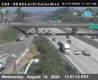 SB 805 at El Cajon Blvd (On Ramp)