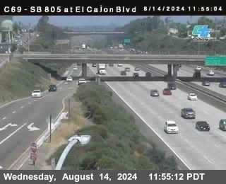 SB 805 at El Cajon Blvd (On Ramp)