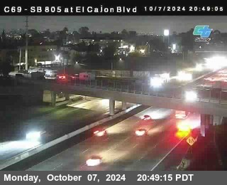 SB 805 at El Cajon Blvd (On Ramp)